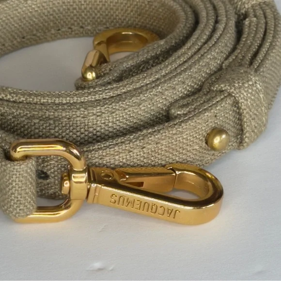 JACQUEMUS Le Chiquito Grand in Dark Linen & Jacquemus Navy Coin Card Zip Wallet - Picture 10 of 13